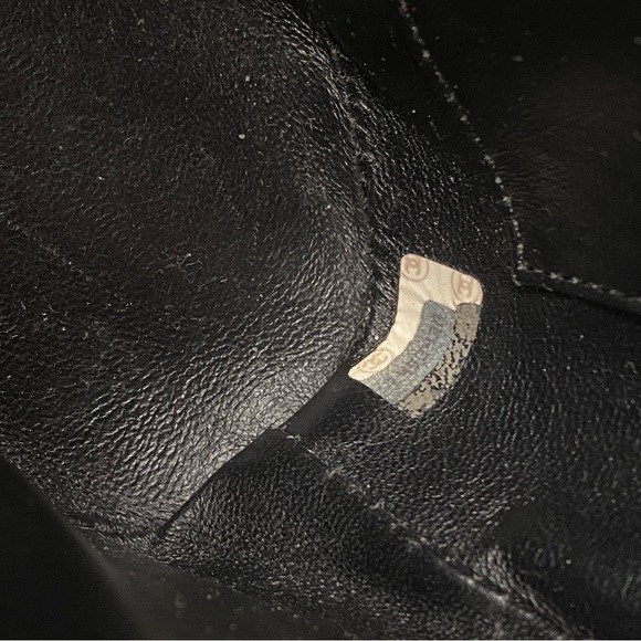 Chanel Vintage Navy Canvas Beige Mini Tote Bag - Picture 6 of 16